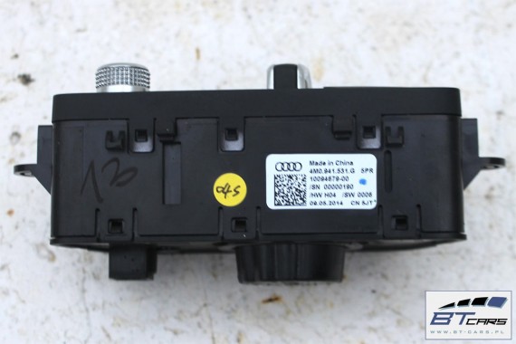 AUDI Q7 PRZEŁĄCZNIK WŁĄCZNIK ŚWIATEŁ 4M0941531G 4M0 941 531 G 4M0941531G 4M HEAD UP 4M0941531G Postojowych Jazdy Dziennej 4M II