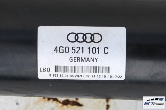 AUDI A6 S6 A7 WAŁ KARDANA 4G0521101C 4G0521101F 4G0521101K 4G0 521 101 C 4G0521101 4G0521101D 4G0521101B 4G0521101F 4G0521101K