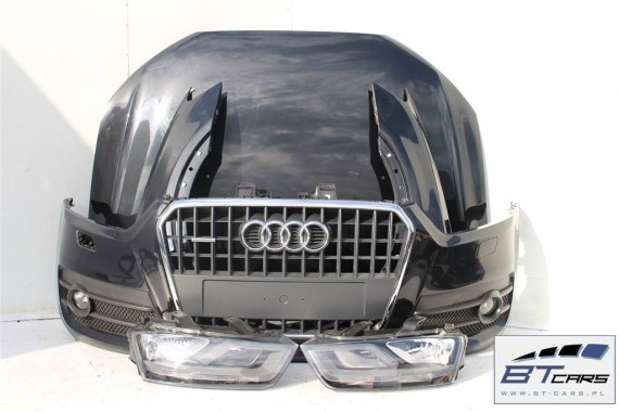 AUDI Q3 PRZÓD maska błotniki zderzak pas przedni lampy wzmocnienie błotnik lampa 8U 8U0 L8 	LZ9Y 	Czarny phantom Czarny