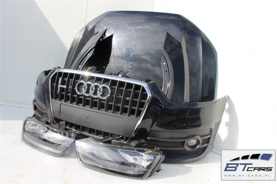 AUDI Q3 PRZÓD maska błotniki zderzak pas przedni lampy wzmocnienie błotnik lampa 8U 8U0 L8 	LZ9Y 	Czarny phantom Czarny