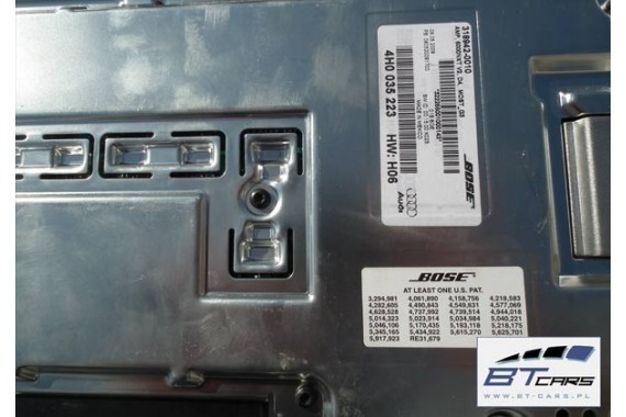 AUDI A8 GŁOŚNIKI GŁOŚNIK + WZMACNIACZ 4G0035223 BOSE 4H 4H0 4H0035397 4H0035399B 4H0035399C 4H0035402 A 4H0035297 4H0035411A