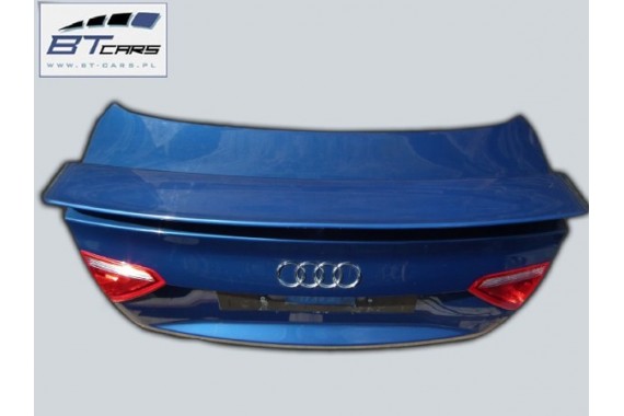AUDI A5 TYŁ ZDERZAK tylny + KLAPA BAGAŻNIKA + LAMPY lampa 8T kolor niebieski Kolor: Q9Q9 LX5V niebieski Arubablau perlefekt