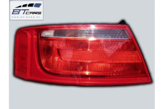 AUDI A5 TYŁ ZDERZAK tylny + KLAPA BAGAŻNIKA + LAMPY lampa pod PDC 8T Kolor: LX7W - lodowo srebrny KOMPLETNY