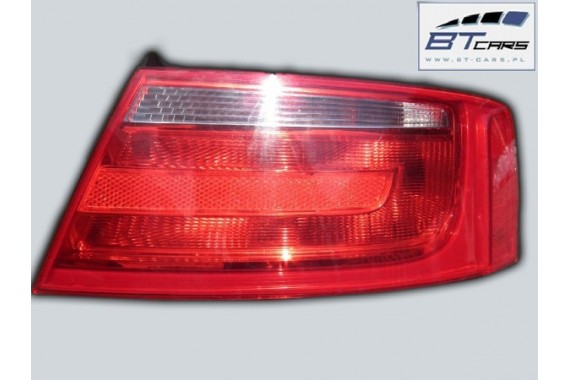 AUDI A5 TYŁ ZDERZAK tylny + KLAPA BAGAŻNIKA + LAMPY lampa pod PDC 8T Kolor: LX7W - lodowo srebrny KOMPLETNY