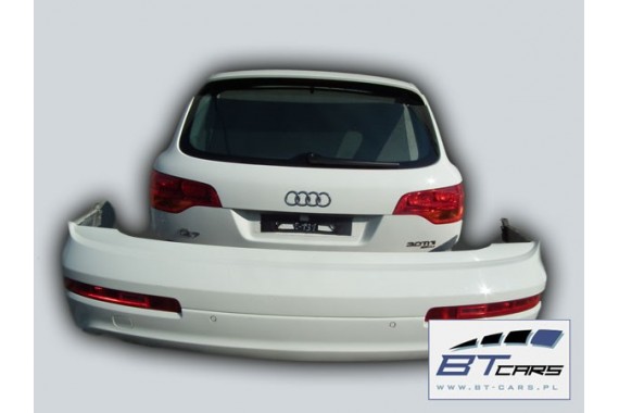 AUDI Q7 TYŁ KLAPA BAGAŻNIKA ZDERZAK TYLNY S-LINE 4l lampa tył lampy