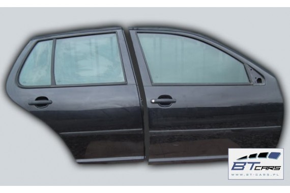 VW GOLF 4 IV 1J DRZWI STRONA PRAWA PRZÓD + TYŁ CZARNE 1J4831056 1J4 831 056 1J6833056F 1J6 833 056 F