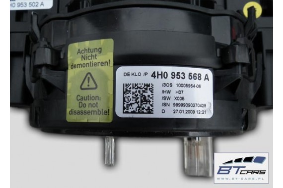 AUDI A8 MANETKI 4H0907129D 4H0953502N 4H0 907 129 D manetka przełącznik przełączniki kierownicy 4H D4 4H0953502N 4H0907129D