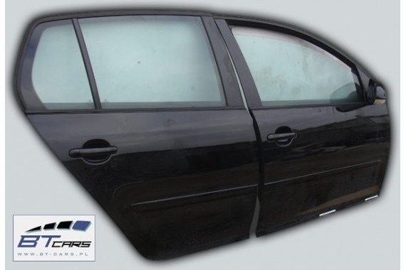 VW GOLF V 5 1K DRZWI PRAWE PRZÓD + TYŁ STRONA PRAWA przednie + tylne 2 sztuki czarne 1K4