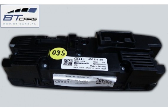 AUDI A6 A7 PANEL KLIMATYZACJI KLIMY 4G0919158 moduł sterownik nawiewu 4G0 919 158 tył tylny 4G