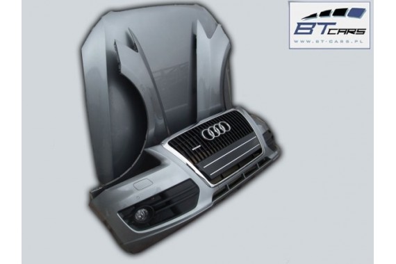 AUDI Q5 8R KOMPLETNY PRZÓD maska błotniki zderzak pas przedni lampy wzmocnienie błotnik lampa xenon Led LY7G Q4 qurzgrau metalli