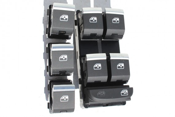 AUDI A4 A5 Q5 PRZYCISKI SZYB 8W0959851E 4M0959855 8W 80A PRZYCISK STEROWANIA SZYBAMI 8W0959851E 4M0959855 8W0959851E 4M0959855