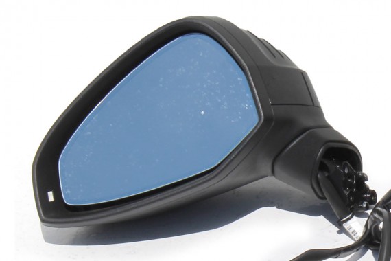 AUDI A4 8W LUSTERKO DRZWI LEWE kierowcy fotochrom 12 pin LY9T zewnętrzne pinów kabli ELEKTRYCZNIE SKŁADANE 8W1857409 8W0857527