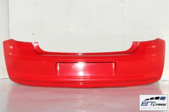 VW POLO TYŁ ZDERZAK + KLAPA BAGAŻNIKA + LAMPY lampa 6R tylny 6R0 PDC LP3G Kolor: czerwień flash