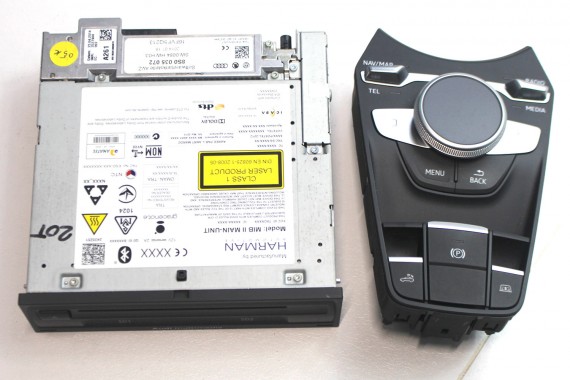 AUDI TT ZESTAW MMI 3G+ CZYTNIK 8S0035072 + PANEL 8S0919614B 8S TOUCHPAD gałka z touchpadem sterowanie 8S0035072 8S0919614B 8S