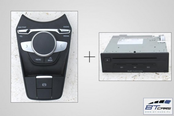 AUDI TT CZYTNIK + PANEL MMI 8S0035049 8S0919614B TOUCHPAD gałka z touchpadem sterowanie 8S0035049 8S0919614B 8S0919614 8S0035049