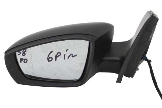 VW POLO LUSTERKO ZEWNĘTRZNE DRZWI LEWE 6pin 6C1857501B 6C1 857 501 B KIEROWCY STRONA LEWA 6C 2015- 6 pin pinów kabli przewodów
