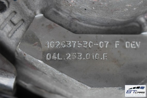 VW SCIROCCO PASSAT CC TURBINA TURBOSPRĘŻARKA 04L253010E 04L 253 010 E 2.0 TDi diesel