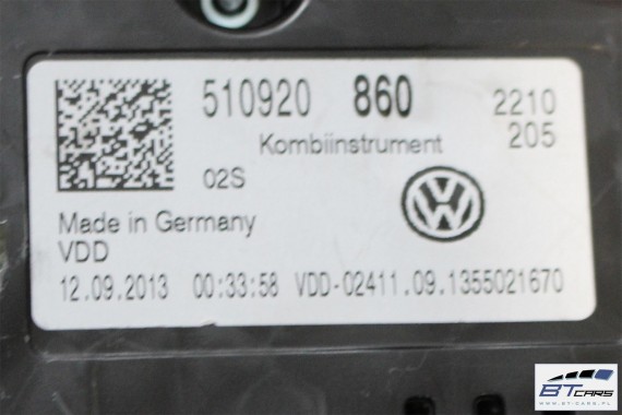 VW SPORTSVAN ZESTAW STARTOWY ODPALENIA SAMOCHODU AUTA 510920860 5G6959752AG 04E907309AF komputer silnika stacyjka zegar kluczyk