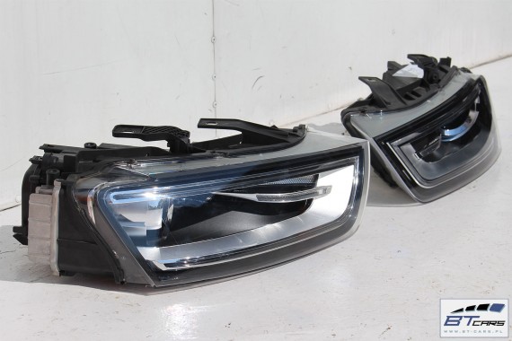 AUDI Q3 KOMPLETNY PRZÓD MASKA BŁOTNIKI ZDERZAK PAS LAMPY XENON LED 8U LX2U maska błotnik zderzak pas przedni wzmocnienie