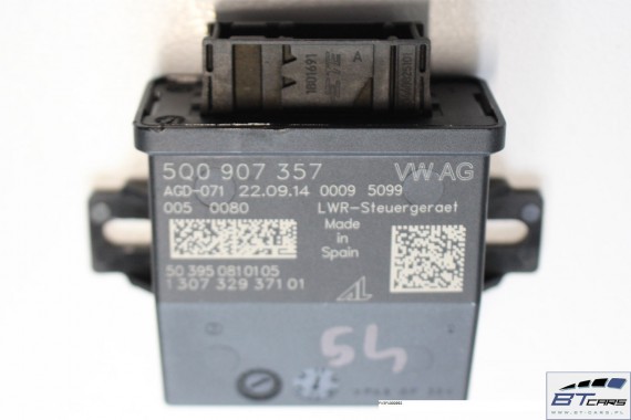 AUDI A3 TT VW GOLF 7 VII POLO PASSAT B8 TIGUAN TOURAN MODUŁ STEROWNIK ŚWIATEŁ 5Q0907357 5Q0 907 357 5Q0907357 REGULACJA ZASIĘGU