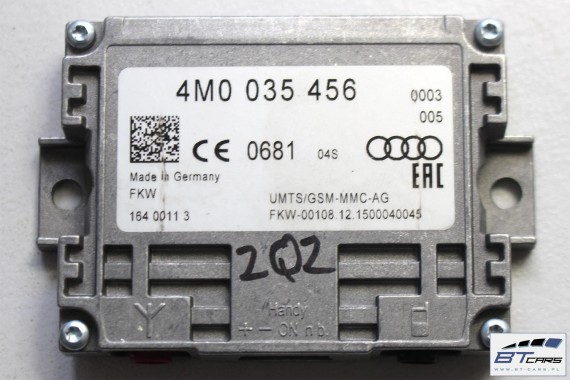 AUDI A4 TT Q7 WZMACNIACZ ANTENOWY GSM 4M0035456 4M0 035 456 ANTENY ANTENA