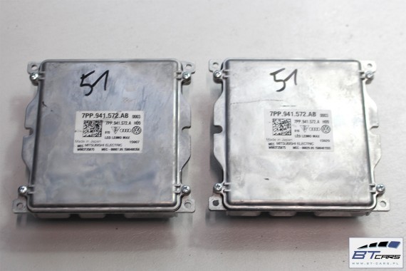 AUDI A3 MODUŁ STEROWNIK LAMPY 7PP941572AB 7PP 941 572 AB lamp 2 sztuki FULL LED FL LIFT 7PP941572A 7PP941572AB 7PP941572AB
