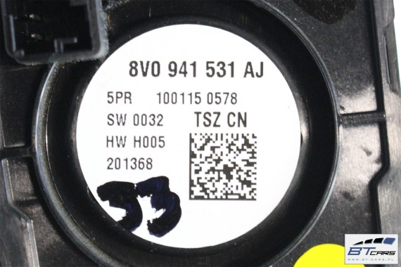 AUDI A3 WŁĄCZNIK PRZEŁĄCZNIK ŚWIATEŁ 8V0941531AJ 8V0 941 531 AJ 8V0941531Q 8V 8V0 941 531 Q WŁĄCZNIK H7 lampy zwykłe