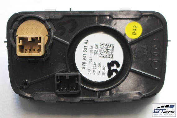 AUDI A3 WŁĄCZNIK PRZEŁĄCZNIK ŚWIATEŁ 8V0941531AJ 8V0 941 531 AJ 8V0941531Q 8V 8V0 941 531 Q WŁĄCZNIK H7 lampy zwykłe