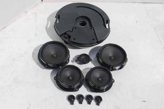 AUDI A3 Q2 GŁOŚNIKI ZESTAW GŁOŚNIKÓW 8V4035411B 8V0035415D 8V0035382D 8V0035398A 8V0035399D 8V0035397 FL LIFT GŁOŚNIK TUBA