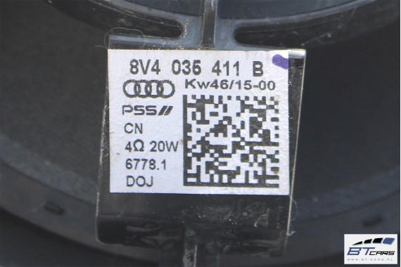 AUDI A3 Q2 GŁOŚNIKI ZESTAW GŁOŚNIKÓW 8V4035411B 8V0035415D 8V0035382D 8V0035398A 8V0035399D 8V0035397 FL LIFT GŁOŚNIK TUBA
