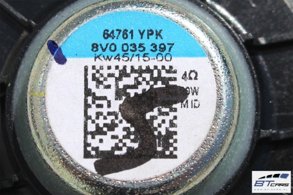 AUDI A3 Q2 GŁOŚNIKI ZESTAW GŁOŚNIKÓW 8V4035411B 8V0035415D 8V0035382D 8V0035398A 8V0035399D 8V0035397 FL LIFT GŁOŚNIK TUBA