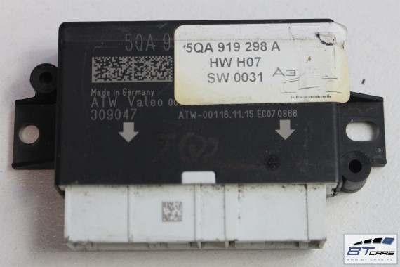 AUDI A3 FL Q2 STEROWNIK PDC MODUŁ 5QA919298A PARKOWANIA 5QA 919 298 A parkhilfe 5QA919298A 5QA919298A VW SKODA SEAT 5QA919298A