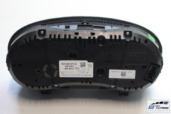 AUDI A3 FL Q2 ZEGARY LICZNIKI BENZYNA 8V0920872Q 8V0 920 872 Q zegar licznik LIFT 8V0920872Q FACELIFT 8V 81A 8V0920872Q