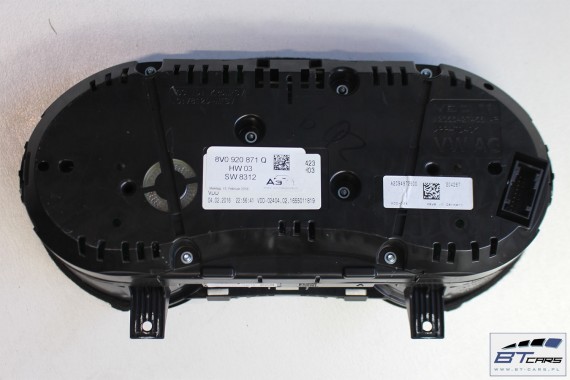 AUDI A3 Q2 ZEGARY LICZNIKI BENZYNA 8V0920871Q 8V0 920 871 Q zegar licznik benzynowy