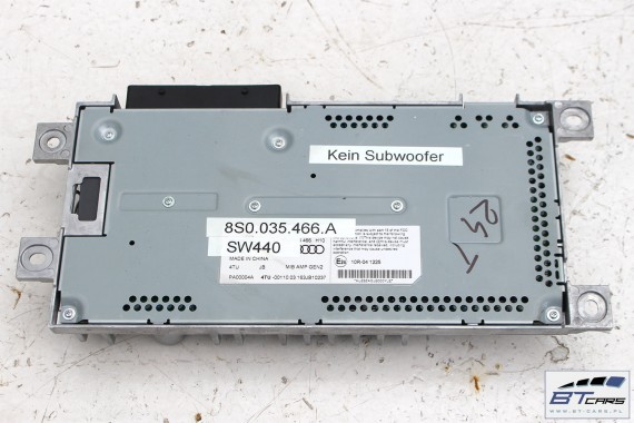 AUDI TT GŁOŚNIKI KOMPLET GŁOŚNIKÓW WZMACNIACZ BANG &OLUFSEN 8S0035466A 8S0035411B 8S0035297 8S0035298 NAGŁOŚNIENIE 8S0035399A 8S