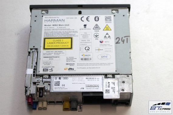 AUDI TT ZESTAW MMI MIB2 CZYTNIK + PANEL 8S0919614J 8S0035021H gałka touchpad sd sim 8S0035021E 8S0035021F 8S0035021L 8S0035021H