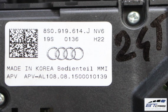 AUDI TT ZESTAW MMI MIB2 CZYTNIK + PANEL 8S0919614J 8S0035021H gałka touchpad sd sim 8S0035021E 8S0035021F 8S0035021L 8S0035021H