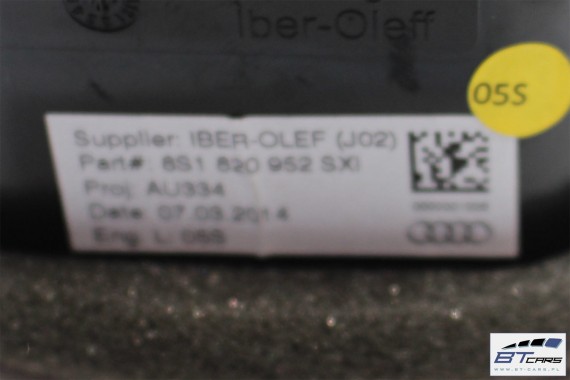 AUDI TT WLOTY KRATKI NAWIEWU SXI 8S1820901 8S1820902 8S1820903 8S1820951 8S1820952 8S1 820 901 panel klimy 8S1820901 8S1820902