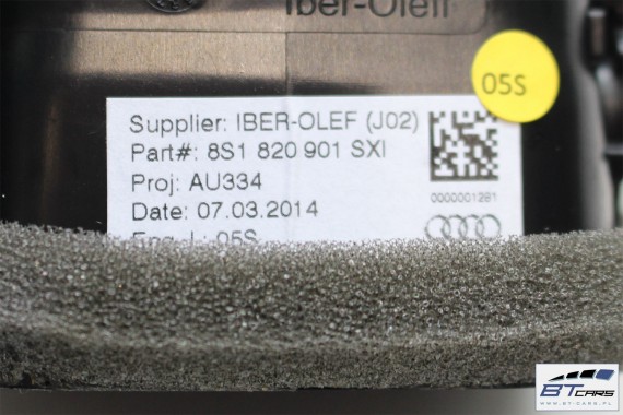 AUDI TT WLOTY KRATKI NAWIEWU SXI 8S1820901 8S1820902 8S1820903 8S1820951 8S1820952 8S1 820 901 panel klimy 8S1820901 8S1820902