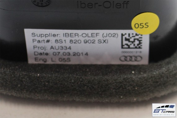 AUDI TT WLOTY KRATKI NAWIEWU SXI 8S1820901 8S1820902 8S1820903 8S1820951 8S1820952 8S1 820 901 panel klimy 8S1820901 8S1820902