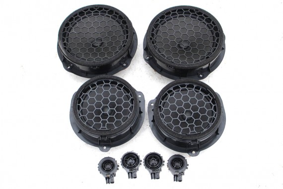 AUDI A3 SEDAN SPORTBACK GŁOŚNIKI 8V0035399 8V0035398 8V0035398A 8V4035411 8V0035415 KOMPLET 8V ZESTAW 8V0035399D 8V0035415