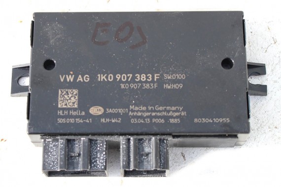 VW AUDI SEAT SKODA MODUŁ STEROWNIK HAKA 1K0907383F 8P0907383 1K0907383E 1K0907383 1K0907383A 1K0907383B 1K0907383D 8P0907383