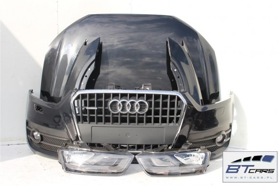 AUDI Q3 PRZÓD maska błotniki zderzak pas przedni lampy wzmocnienie błotnik lampa 8U 8U0 L8 	LZ9Y 	Czarny phantom Czarny