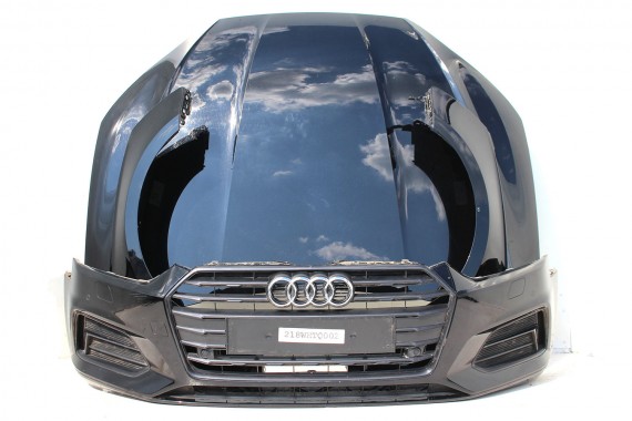 AUDI A5 8W F5 PRZÓD maska błotniki zderzak pas przedni wzmocnienie błotnik Kolor: A2 LY9B brylantowy czarny 8W6823029 8W6821105