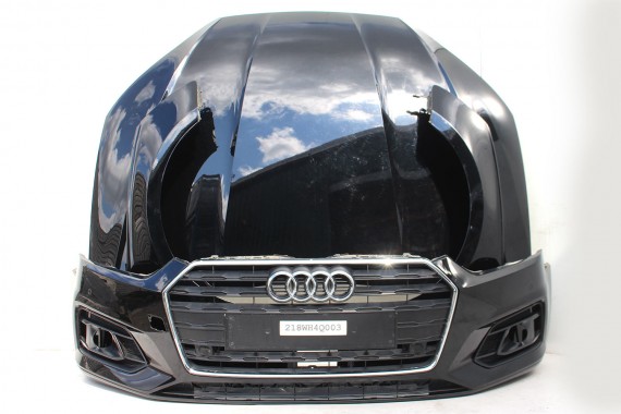 AUDI A5 8W F5 PRZÓD maska błotniki zderzak pas przedni wzmocnienie błotnik Kolor: A2 LY9B brylantowy czarny 8W6823029 8W6821105