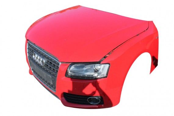 AUDI A5 S-LINE 8T LZ3M PRZÓD maska błotniki zderzak pas przedni wzmocnienie błotnik lampy Xenon Led Kolor: LZ3M - czerwony 8T