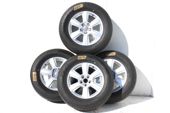AUDI Q5 FELGI 17 cali 8R0601025S KOŁA + OPONY LETNIE felga 7J*17H2 ET33 opona LATO Michelin Excellence 235/65/17 104W 8R, 80A
