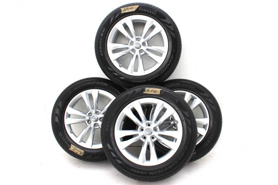 AUDI Q7 FELGI 19 4M0601025C OPONY LETNIE KOŁA felga 4M0 601 025 C 8,5J*19H2 ET28 opona LATO Pirelli Scorpion Verde 255/55/19 4M