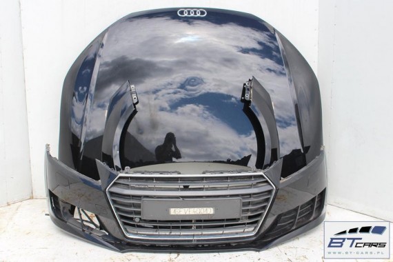 AUDI TT PRZÓD maska błotniki zderzak pas przedni wzmocnienie błotnik 8S Kolor: LY9T - czarny (mythos schwarz) 2015-