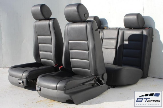 VW TOUAREG FOTELE KOMPLET FOTELI siedzeń siedzenia fotel tapicerka 7L skóra kolor - antracyt